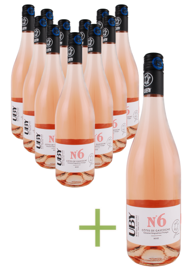 Vorteilspaket 11+1 UBY No.6 Rosé 
