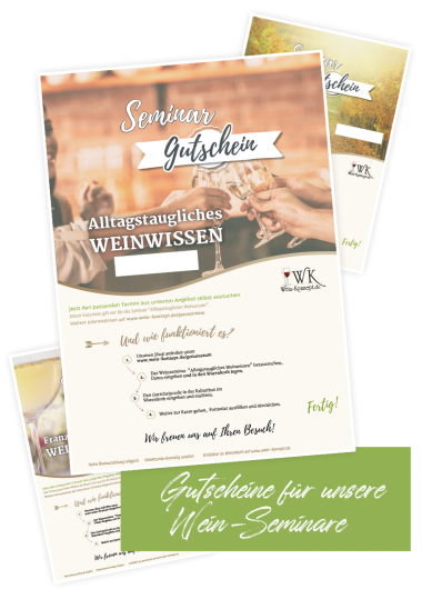 Gutschein Weinseminar "Alltagstaugliches Weinwissen"