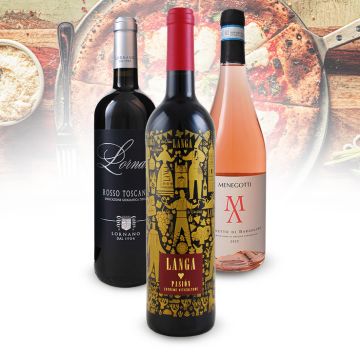 3er Weinpaket Pizza