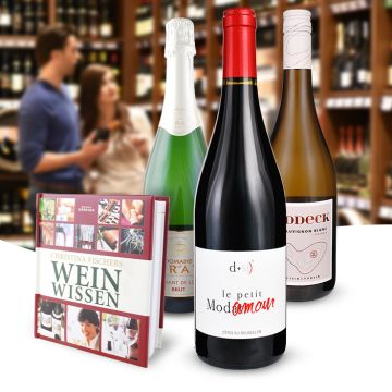 3er Weinpaket für Einsteiger &quot;Weinwissen&quot; + BUCH