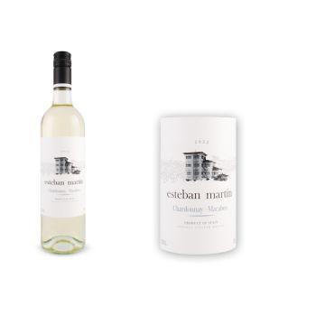 2022 Esteban Martin white ( Chardonnay / Macabeo)