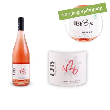 2022 Uby N° 26 BIO Rosé (Cabernet Sauvignon, Cabernet Franc, Merlot, Syrah)