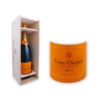 Veuve Clicquot Brut Jeroboam inkl. 12 Gläser