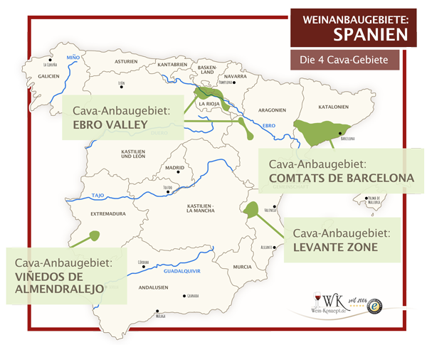 Weinanbaugebiet für Cava
