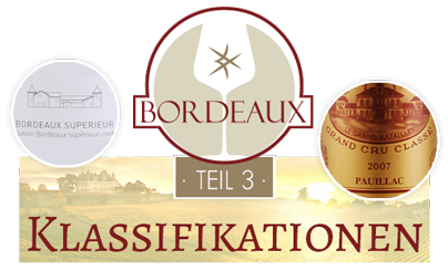 Verlinkung zu Blogbeitrag Teil 3: Klassifikationen von Wein im Bordeaux