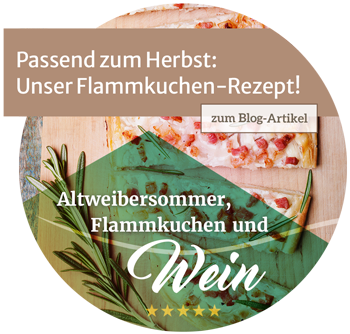 Verlinkung zum Blog-Artikel Flammkuchen