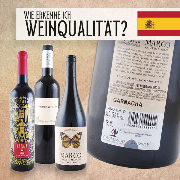 Weinqualität in Spanien
