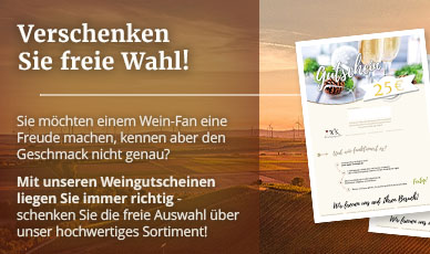 Geschenkgutscheine Wein Herbst - Bild links