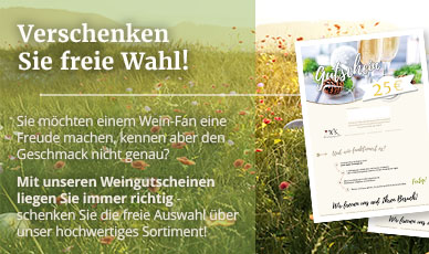 Geschenkgutscheine Wein - Bild links