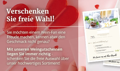 Geschenkgutscheine Wein - Bild links