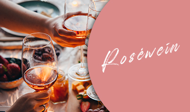 Rosewein bei Wein-Konzept