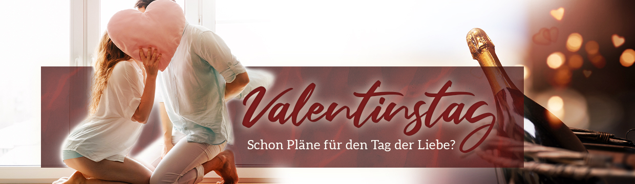 Wein für Valentinstag