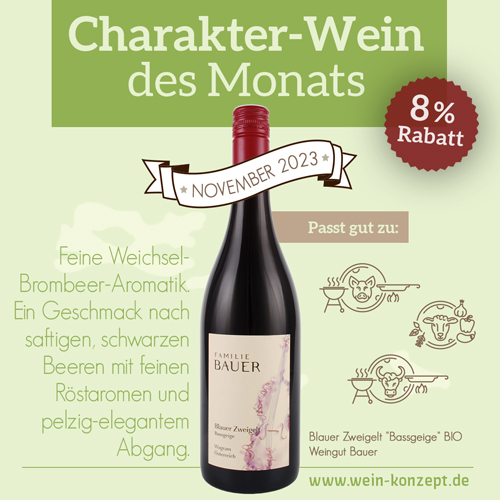 Charakter-Wein des Monats November