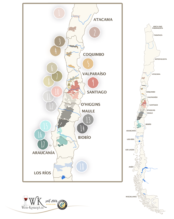 Weinbauland Chile