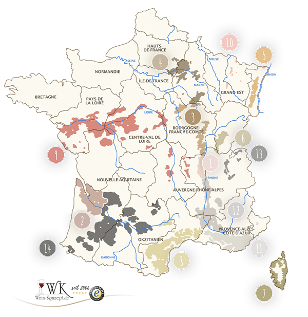 Weingüter Frankreich